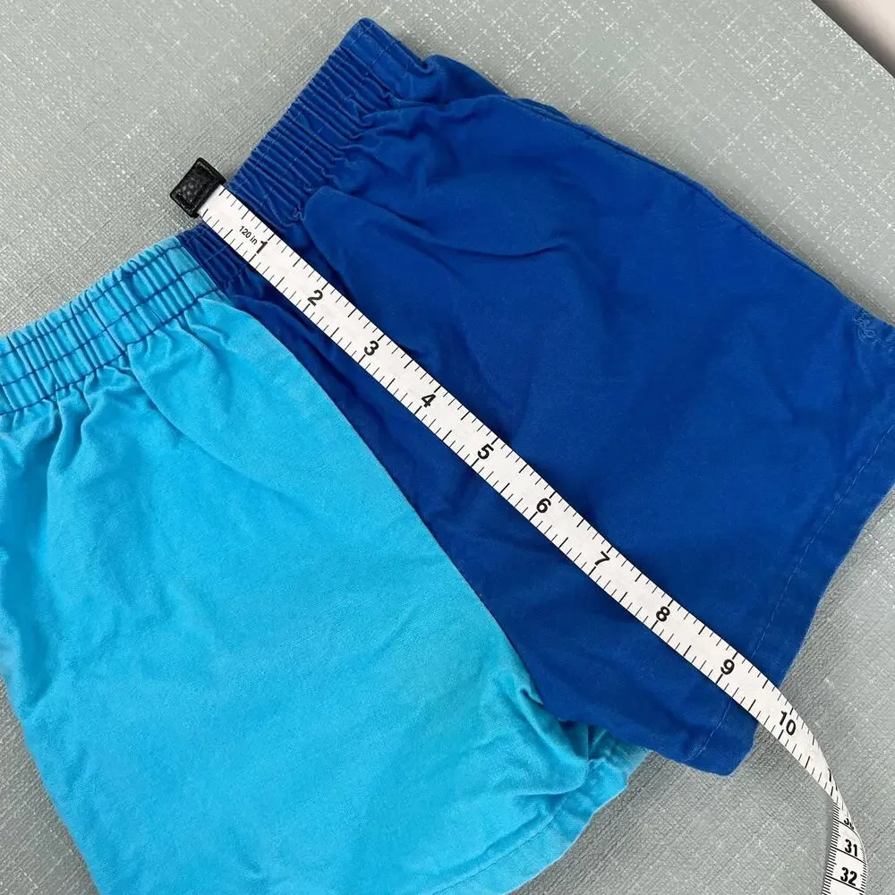 Vintage OshKosh B'gosh Blue Color Block Puppy Shorts 18 Months USA